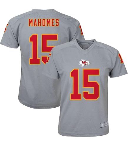 Amazon.com: Patrick Mahomes Kansas City Chiefs Black #15 NFL Kids